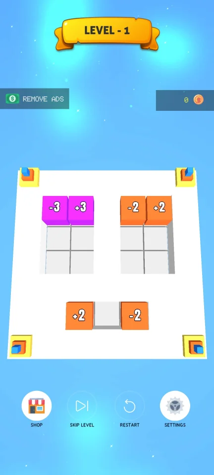 Make It Zero – Hypercasual Puzzle Game — screenshot 4