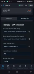 Crash Game Node.js Realtime Engine + Advanced RTP Control + Provably Fair + Referral & Wallet System (Full Admin Panel)