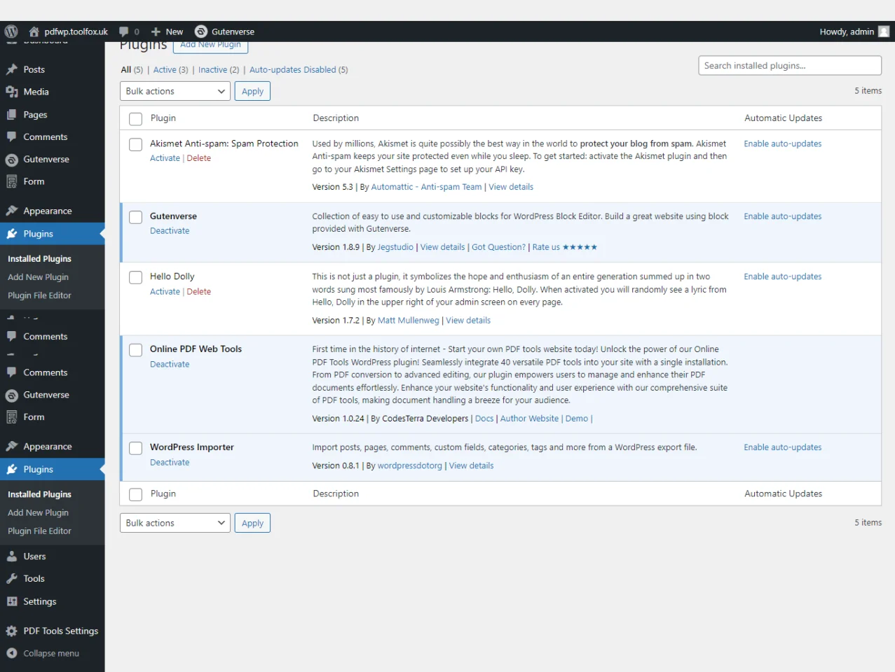 PDF ToolKit All-in-One PDF Tools WordPress Plugin — screenshot 5