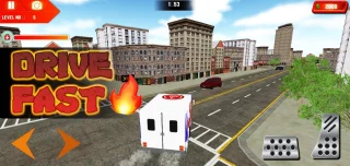 Wheel Chair Ambulance Rescue Simulator Game