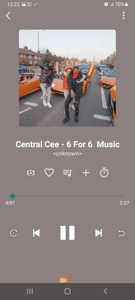 Android Music Player App Source Code Java — screenshot 2
