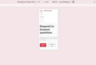 Webpage - Desktop and Mobile View