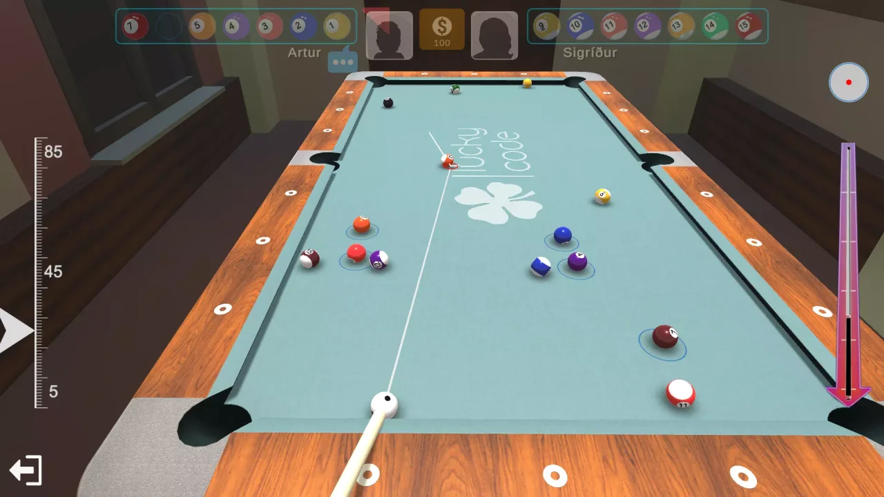 8 Ball Pool (Billiard) Multiplayer Completed Game — screenshot 4