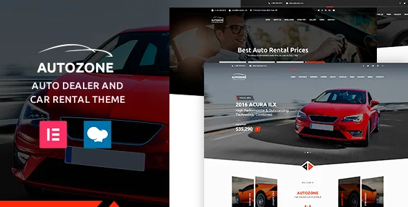 Autozone - Auto Dealer & Car Rental Theme — screenshot 1