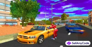 Offroad Taxi Driving: City Taxi Sim