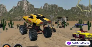 Monster Truck Race: Mad 4X4 Wheel Monster Race 64 Bit Source Code