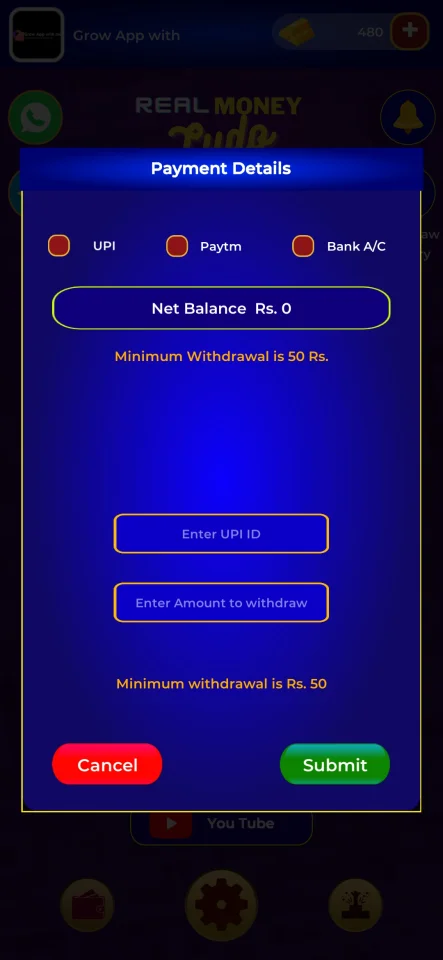 Elite Ludo Real Money Earning Android App v6 with Admin Panel — screenshot 10