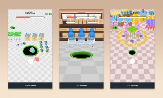 Hole Market 3D | Template + Editor