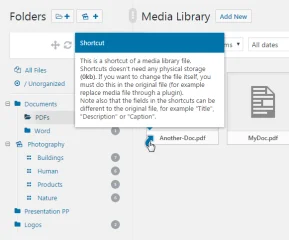 WordPress Real Media Library: Media Library Folder & File Manager for Media Management