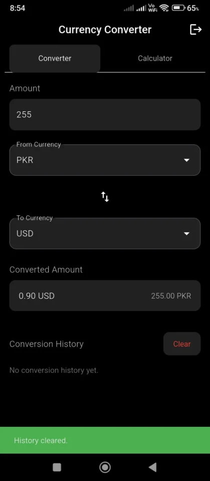 Currency Converter — screenshot 4