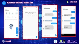 XChatBot ChatGPT AI GPT-4 OpenAI Full Flutter App | MultiPayments | Admin Panel | AdMob | GetX
