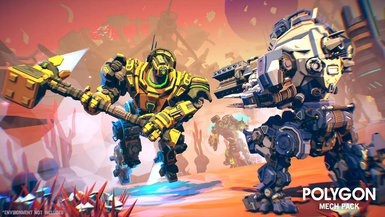 POLYGON - Mech Pack - Low Poly 3D Art by Synty — screenshot 5