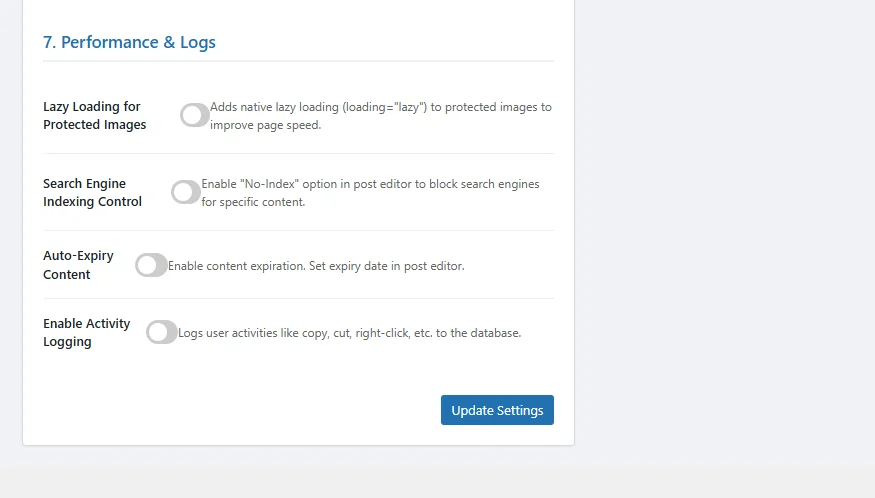 Content Guard - Ultimate WordPress Protection — screenshot 9