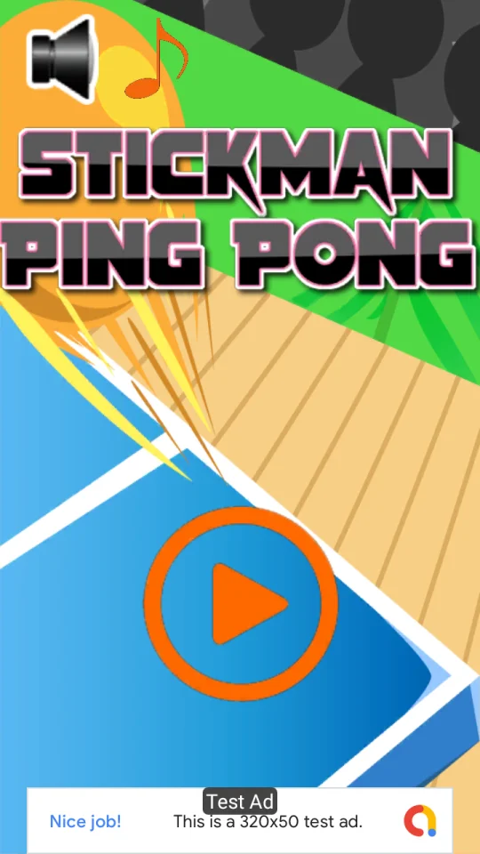 Stick Man Ping Pong Complete Project — screenshot 1