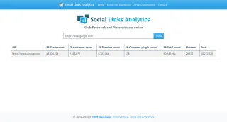 Social Links Analytics