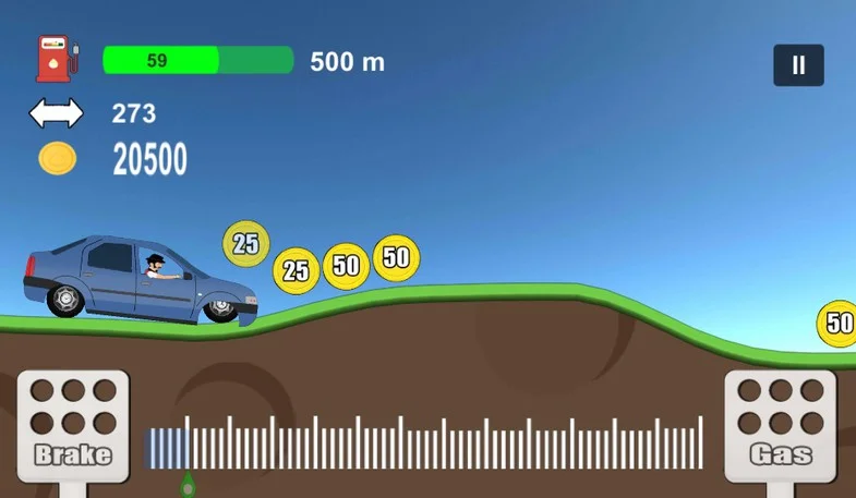 2D Racing Game 2022 - Unity Hill Climbing Racing — screenshot 4