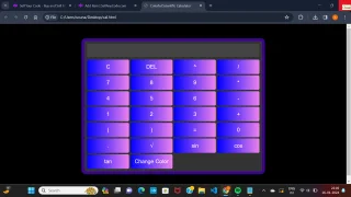 Colourful GUI Scientific Calculator