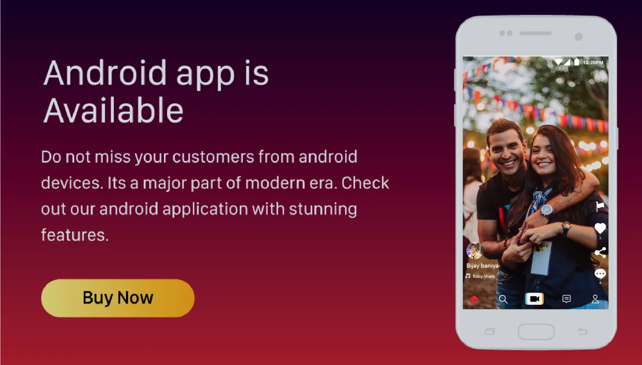 TicTic - Android Media App for Creating and Sharing Short Videos — screenshot 2