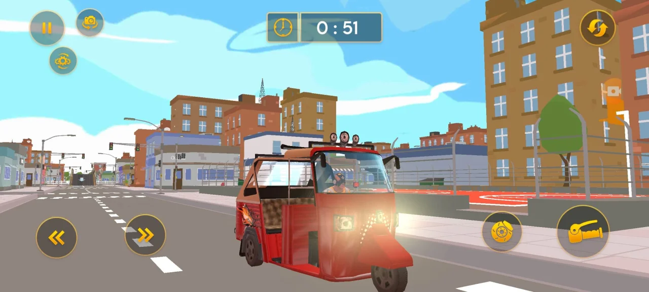Tuk Tuk Rickshaw Taxi 3D — screenshot 10