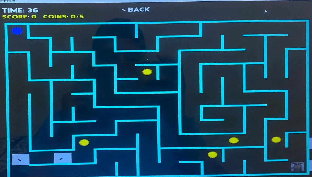 Maze Game in C++ with -10 Levels — screenshot 2