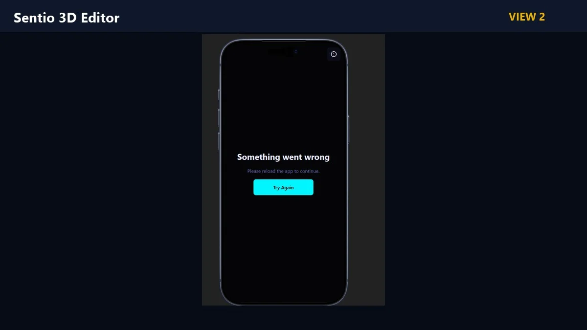 Sentio 3D Editor — screenshot 1