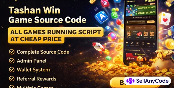 Tashan Win Game Source Code All Games Running Script at Cheap Price