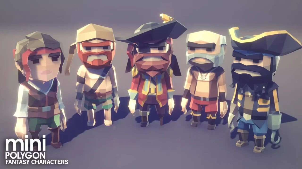 POLYGON Mini - Fantasy Character Pack — screenshot 2