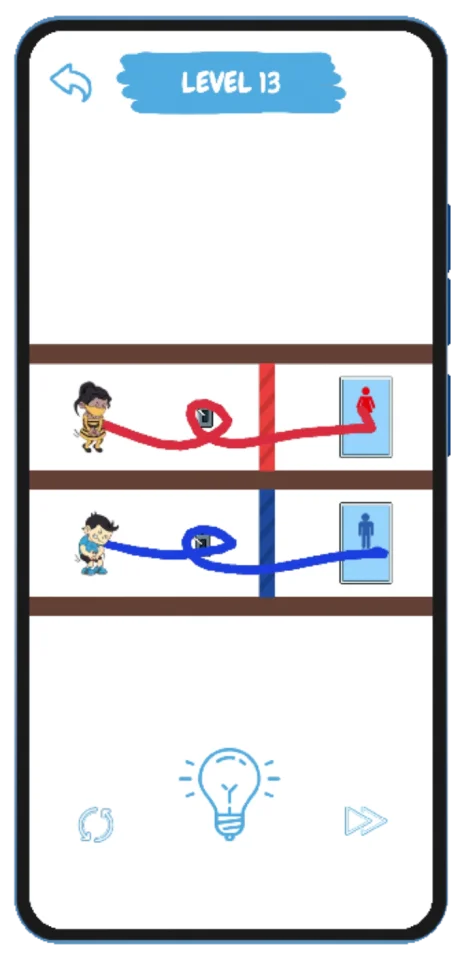 Toilet Rush Draw to Path Hot Hyper Casual Game — screenshot 3