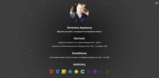 React Minimal Portfolio (CV Type)