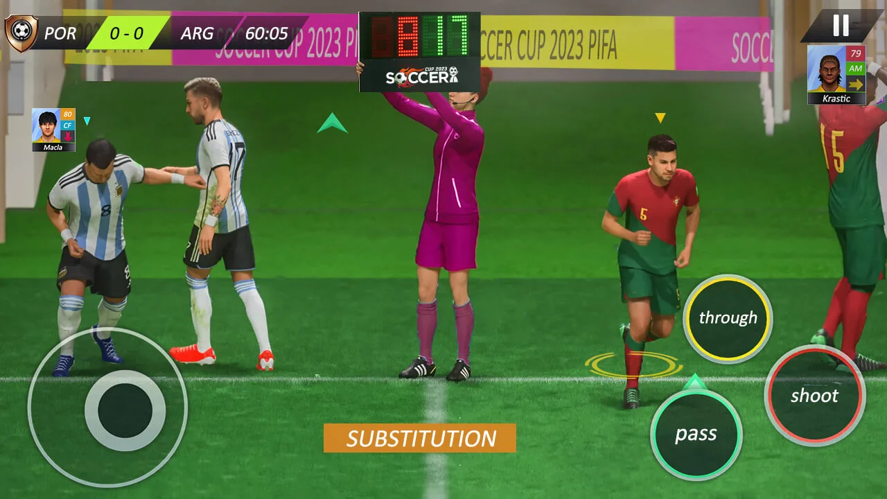 Football Game 2023 Soccer Unity Game Code — screenshot 5