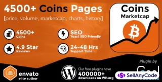 Coins MarketCap - WordPress Cryptocurrency Plugin