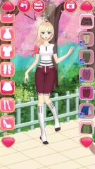 Anime Girls Fashion - Makeup & Dress Up Game