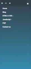 Animated Horizontal and Vertical Navigation Dropdown Menu