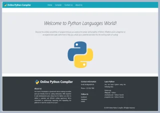 A Online Python Compiler