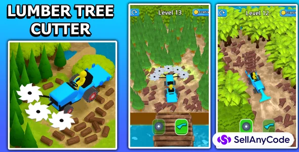 Lumber Harvest Tree Cutting Game Unity Source Code