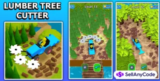 Lumber Harvest Tree Cutting Game Unity Source Code