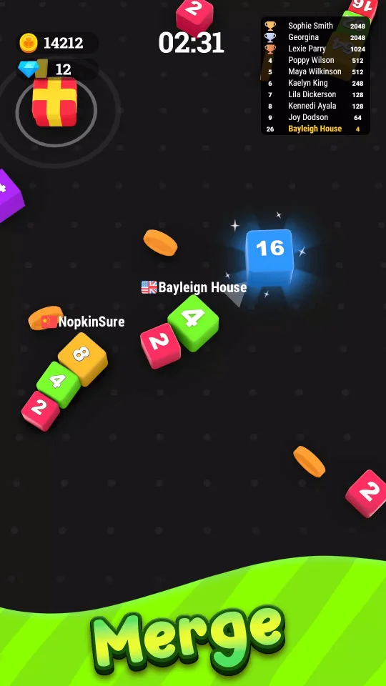 Cube Run 2048 — screenshot 1