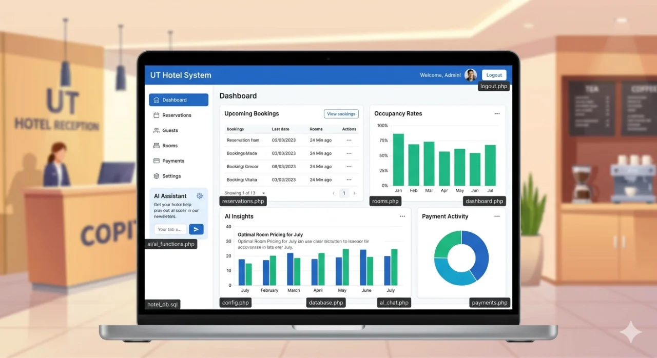 SmartHotel Pro AI Complete Hotel Management System — screenshot 2