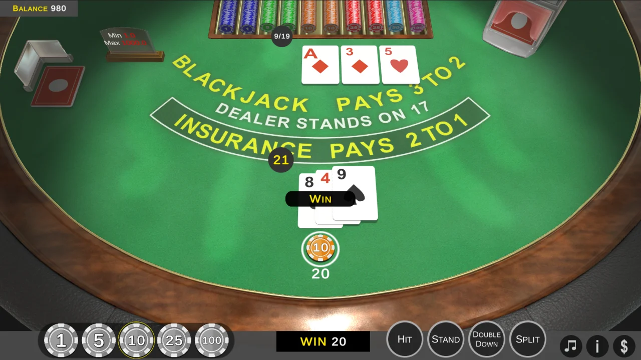 Blackjack Game — screenshot 2