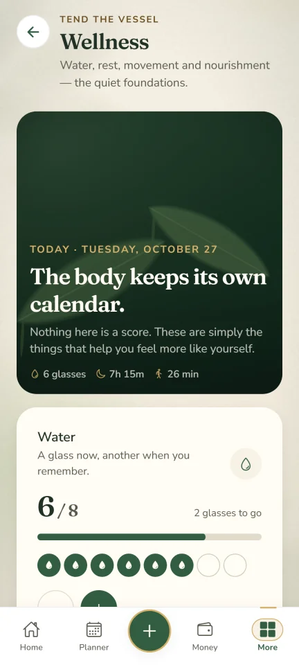 DayBloom Expo + TypeScript habit, planner, money & journal app — screenshot 4