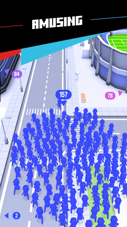 Crowd City – Huge Crowd in City — screenshot 2