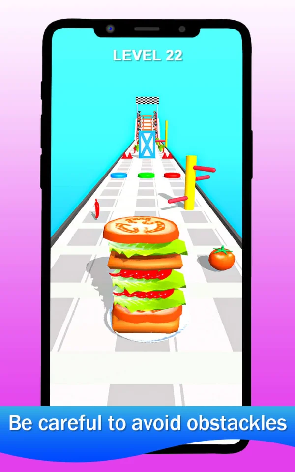 Sandwich Stack Rush 3D – New Top Trending Game — screenshot 4