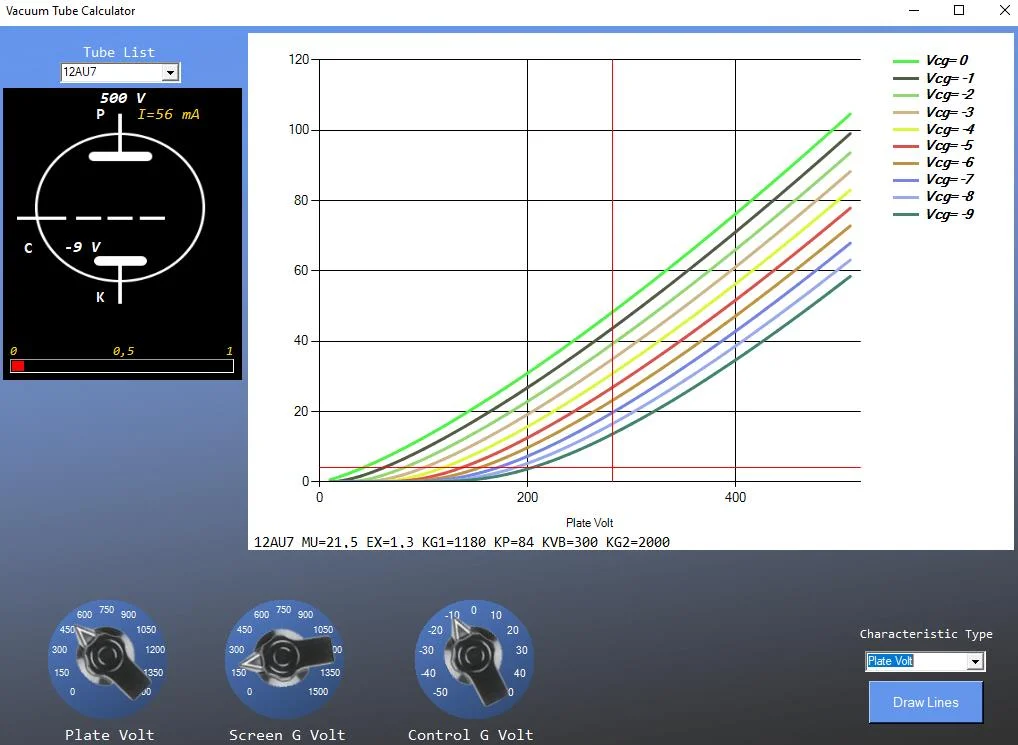 Vacuum Tube Calculator — screenshot 3