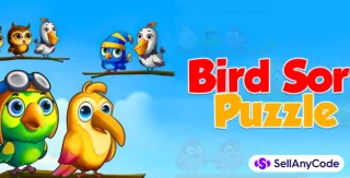 Bird Sort Puzzle: Color Matching Master Birds Jam Triple Match Fun Puzzles