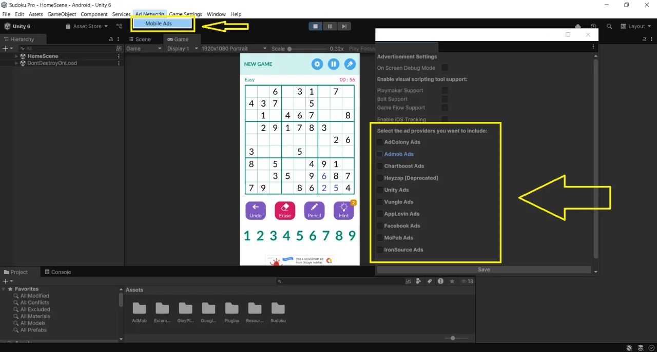Unity Sudoku Pro - Sudoku Game Unity — screenshot 2