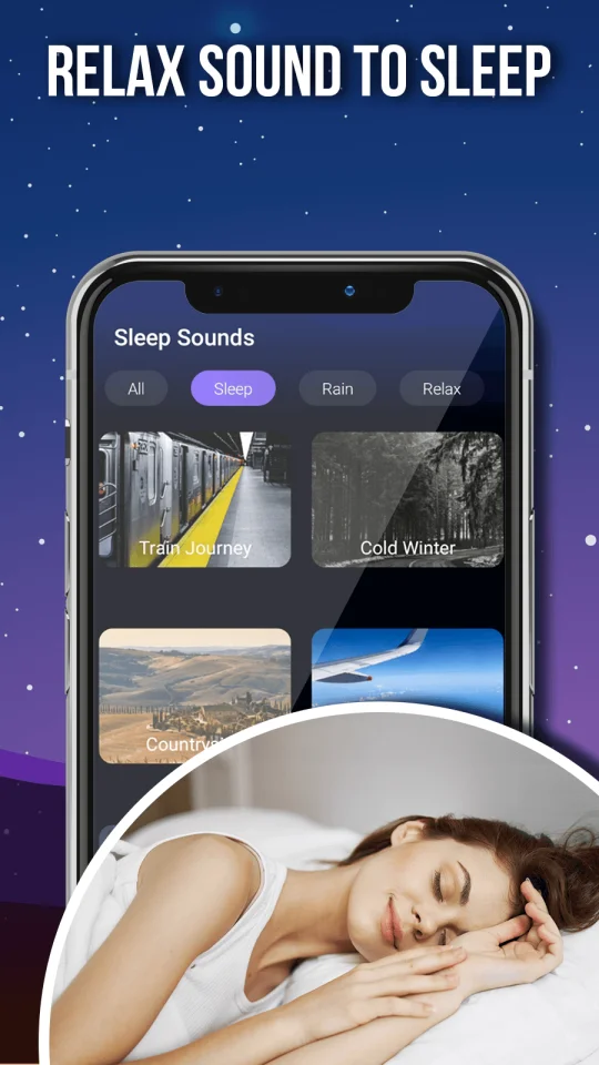 Sleep Sounds - Android App Source Code (Support Android 12) — screenshot 2
