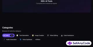AI Tools Comparison Landing Page Modern & Responsive