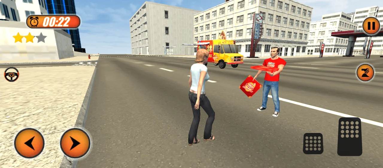 Pizza Delivery Van Driver Game 2022 — screenshot 2