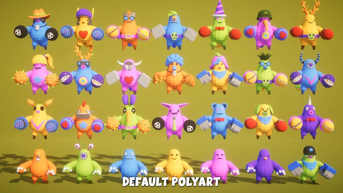 Party Monster Rumble Polyart — screenshot 1