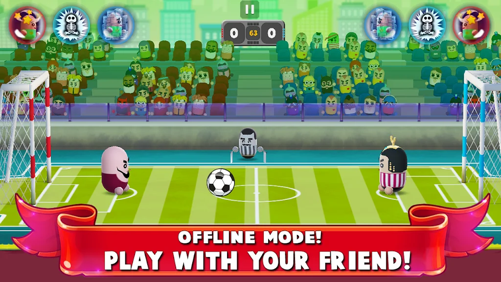 2 Player Head Football Game — screenshot 3